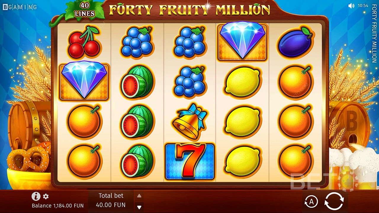 Forty Fruity Million 무료 플레이