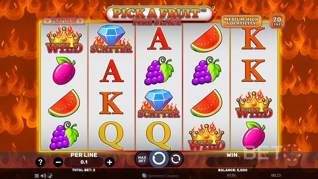 Pick A Fruit Fire Blaze 무료 플레이