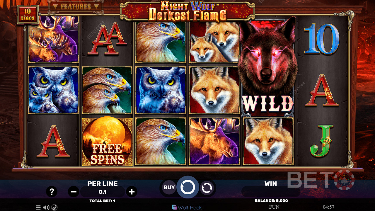 Night Wolf Darkest Flame 무료 플레이