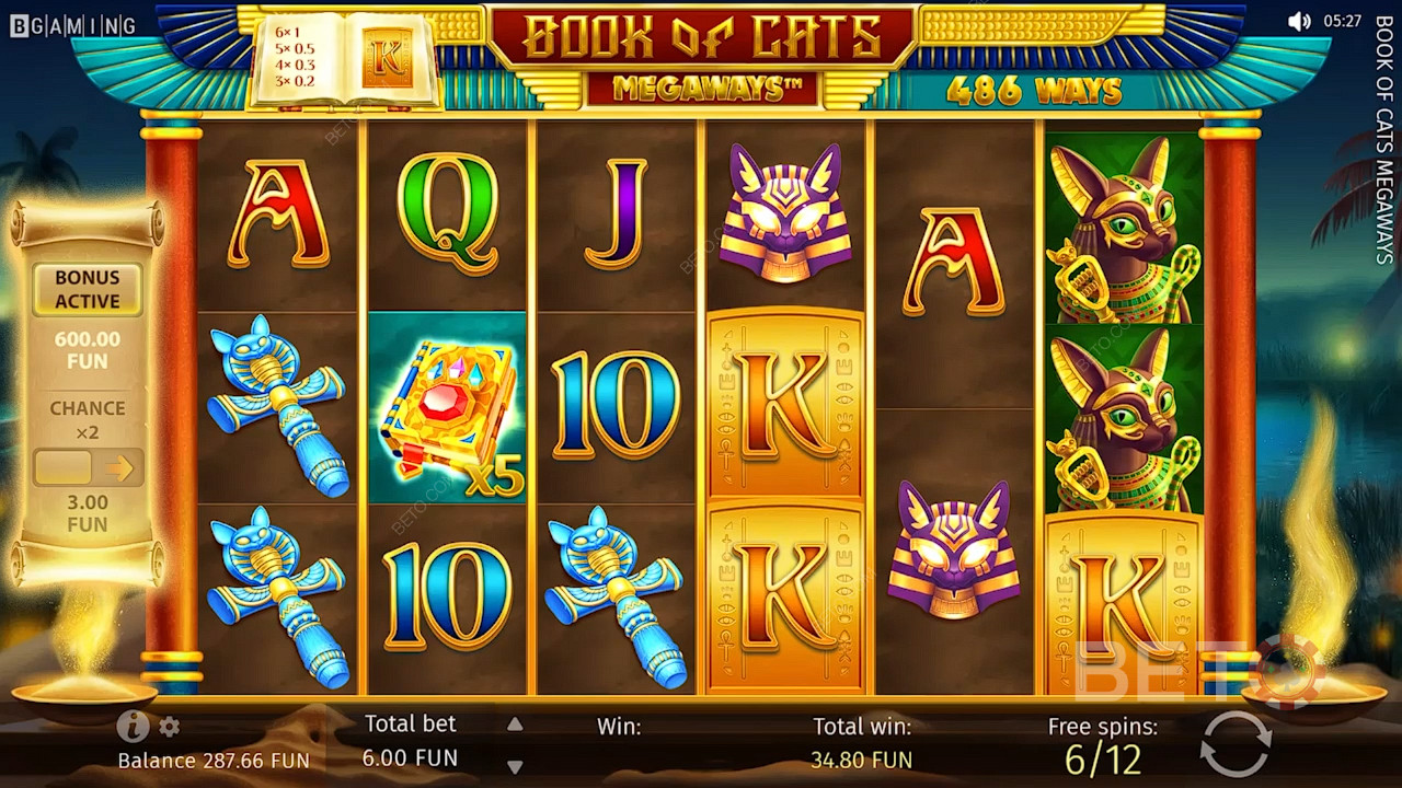 Book of Cats Megaways 무료 플레이