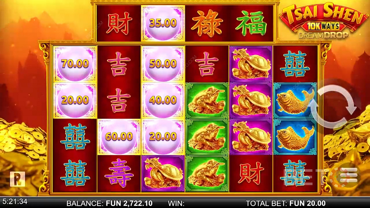 Tsai Shen 10K Ways Dream Drop 무료 플레이