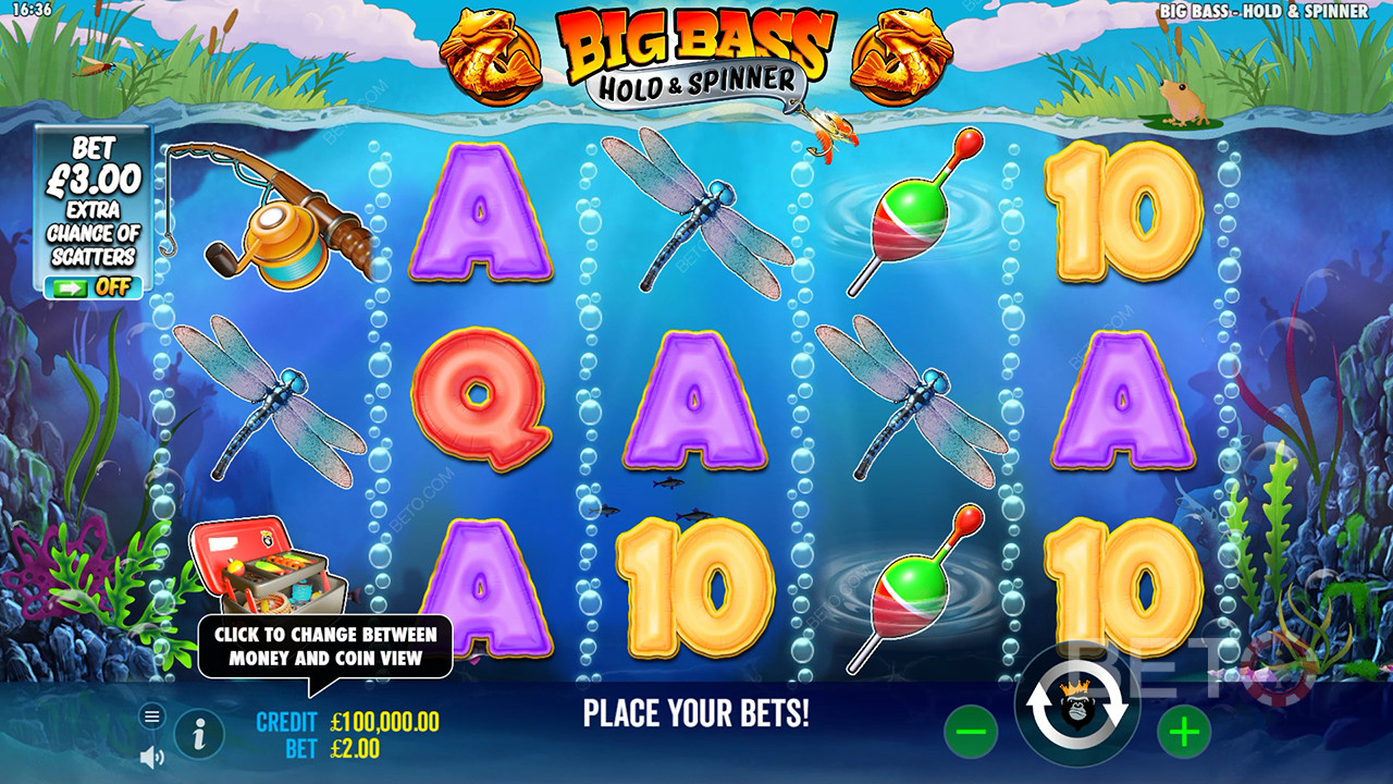 플레이 방법 Reel Kingdom 의 Big Bass Bonanza 홀드 앤 스피너