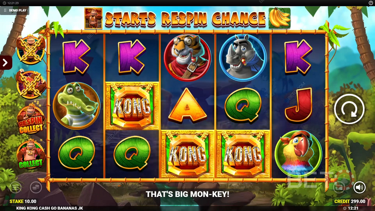 King Kong Cash Go Bananas 무료 플레이