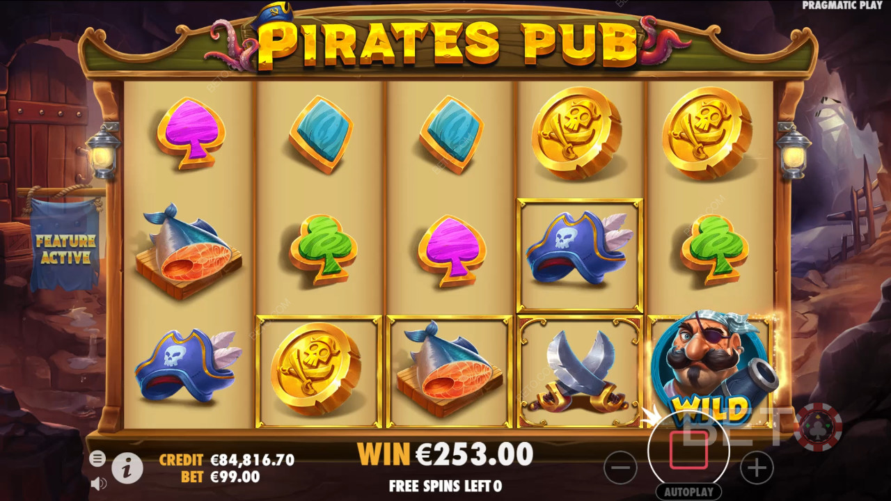 Pirates Pub에서 설명하는 보너스 기능 Pragmatic Play