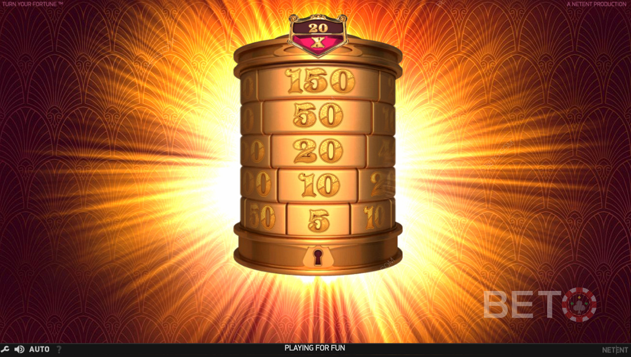 Turn Your Fortune 의 시그니처 Golden Win Cylinder
