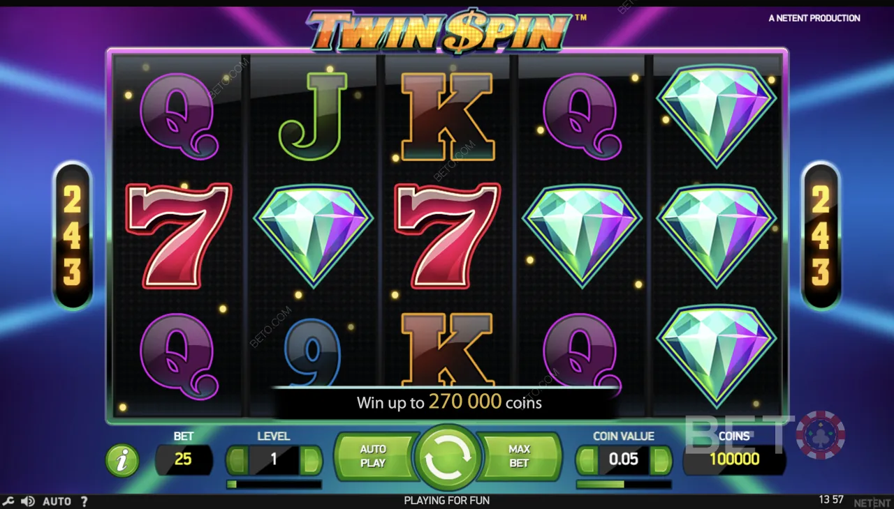 Twin Spin 게임플레이 샘플