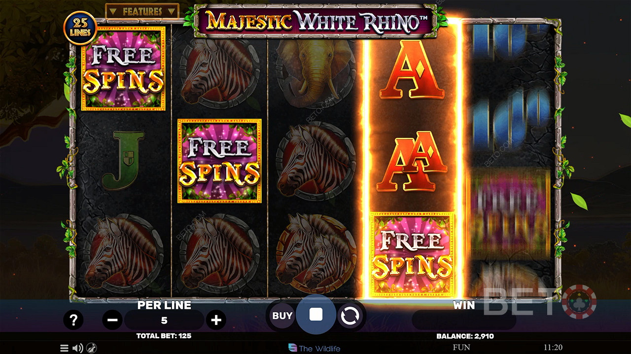 Majestic White Rhino 무료 플레이