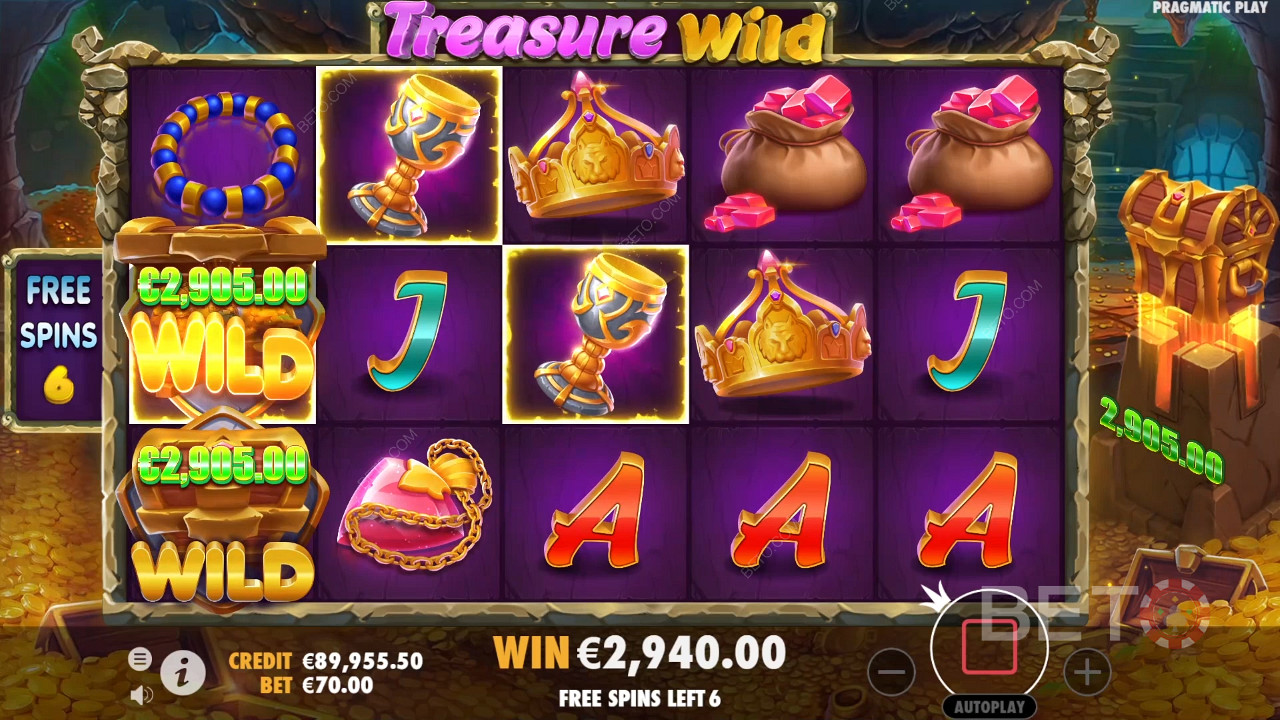 Treasure Wild 무료 플레이