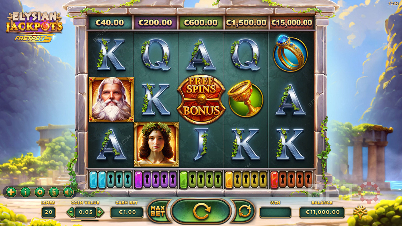 Elysian Jackpots 무료 플레이