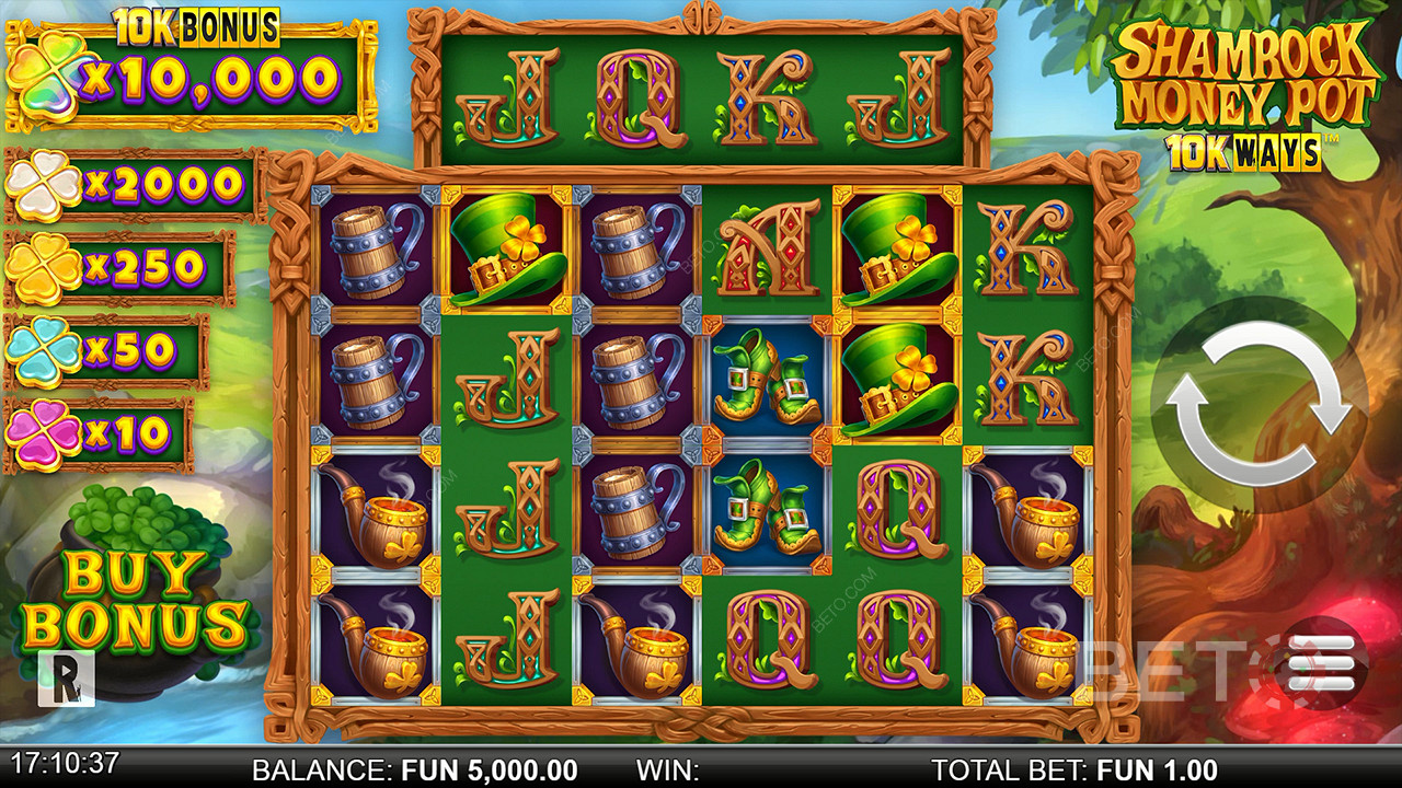 Shamrock Money Pot 10K Ways 무료 플레이