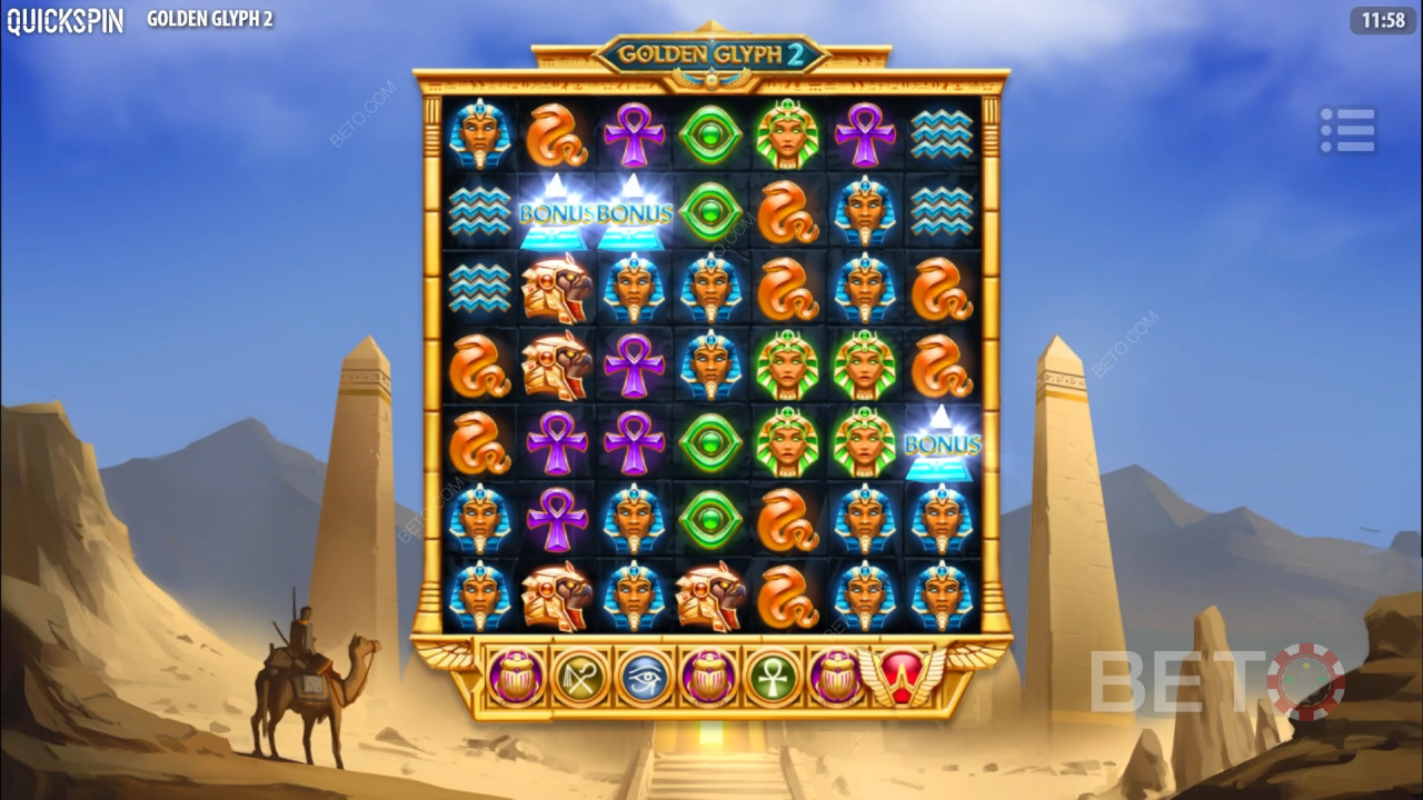 Golden Glyph 2 베토 슬롯의 리뷰