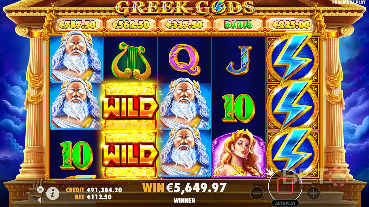 Greek Gods (Pragmatic Play)  무료 플레이