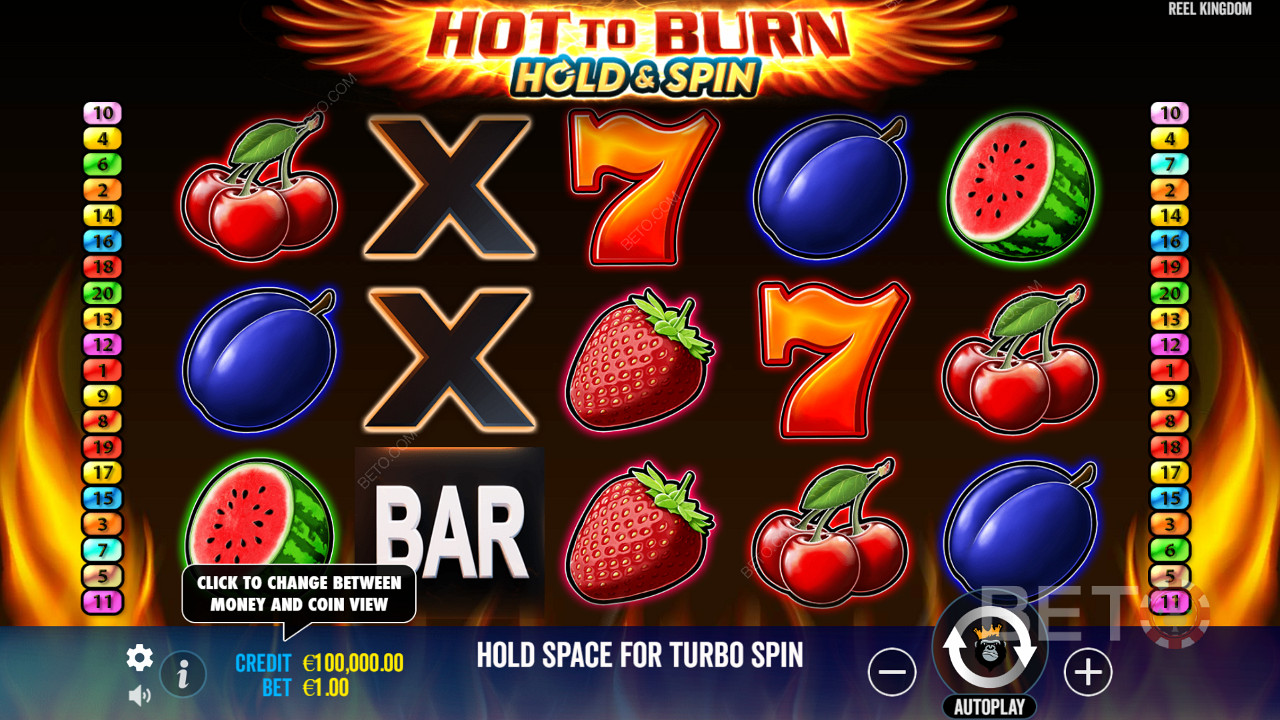 Hot To Burn Hold And Spin 무료 플레이