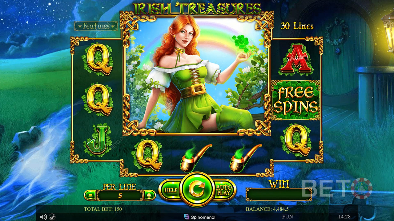 Irish Treasures (Spinomenal) 무료 플레이