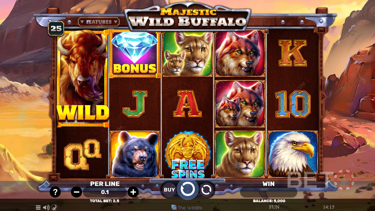 Majestic Wild Buffalo 무료 플레이