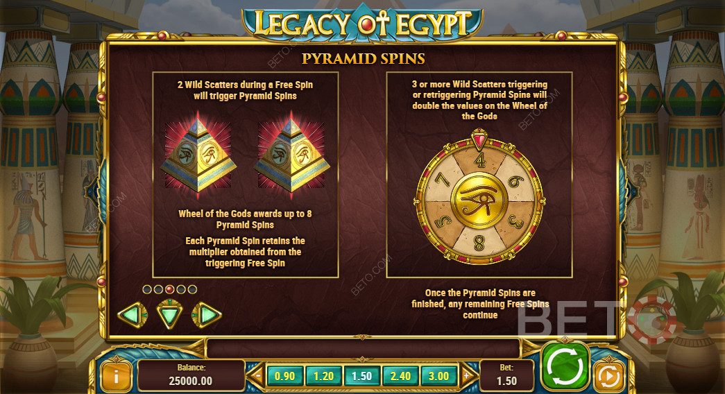 Legacy Of Egypt 무료 스핀