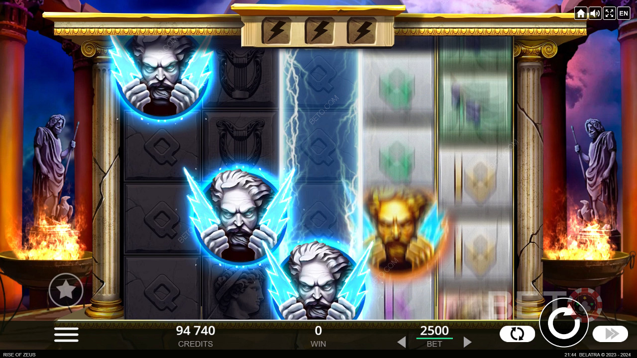 Rise of Zeus 무료 플레이