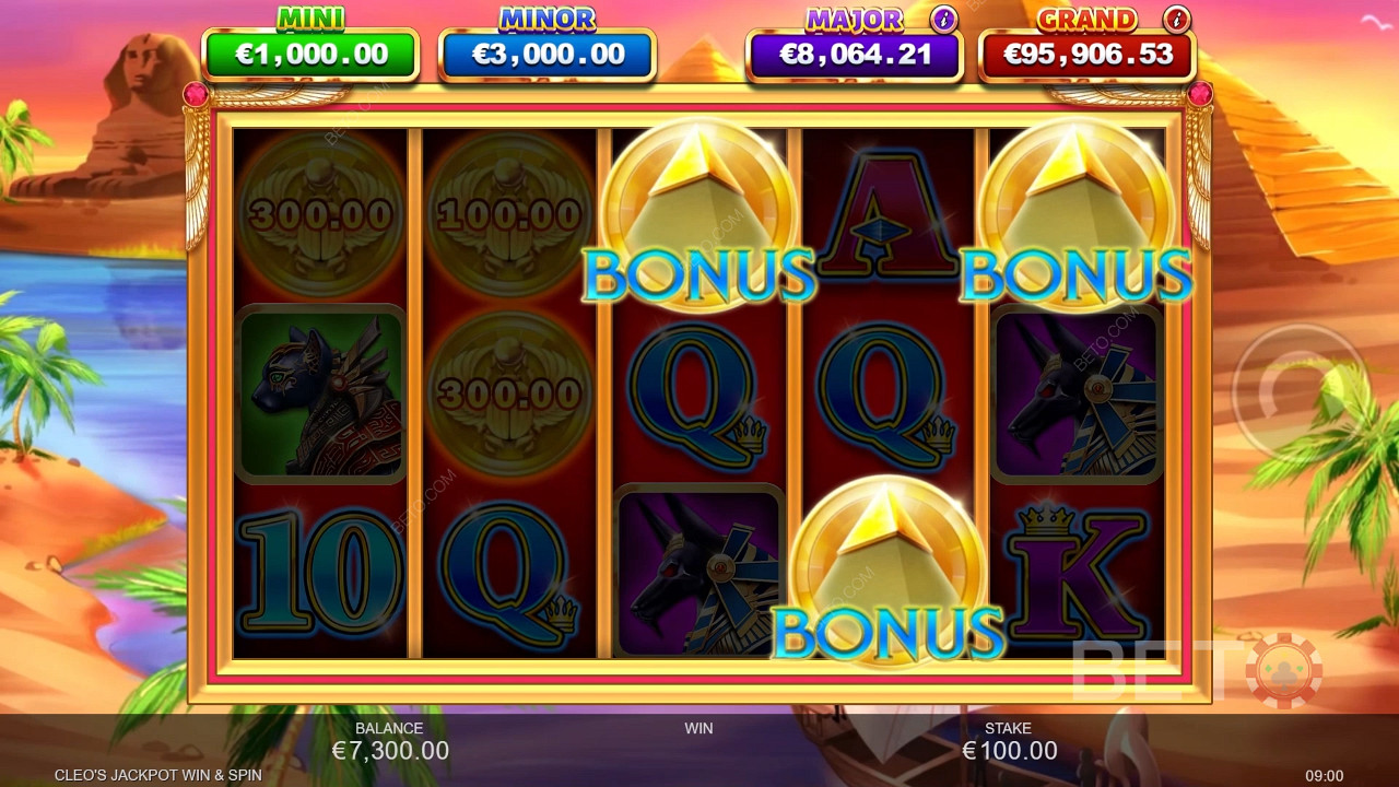 Cleo's Jackpot Win & Spin 무료 플레이