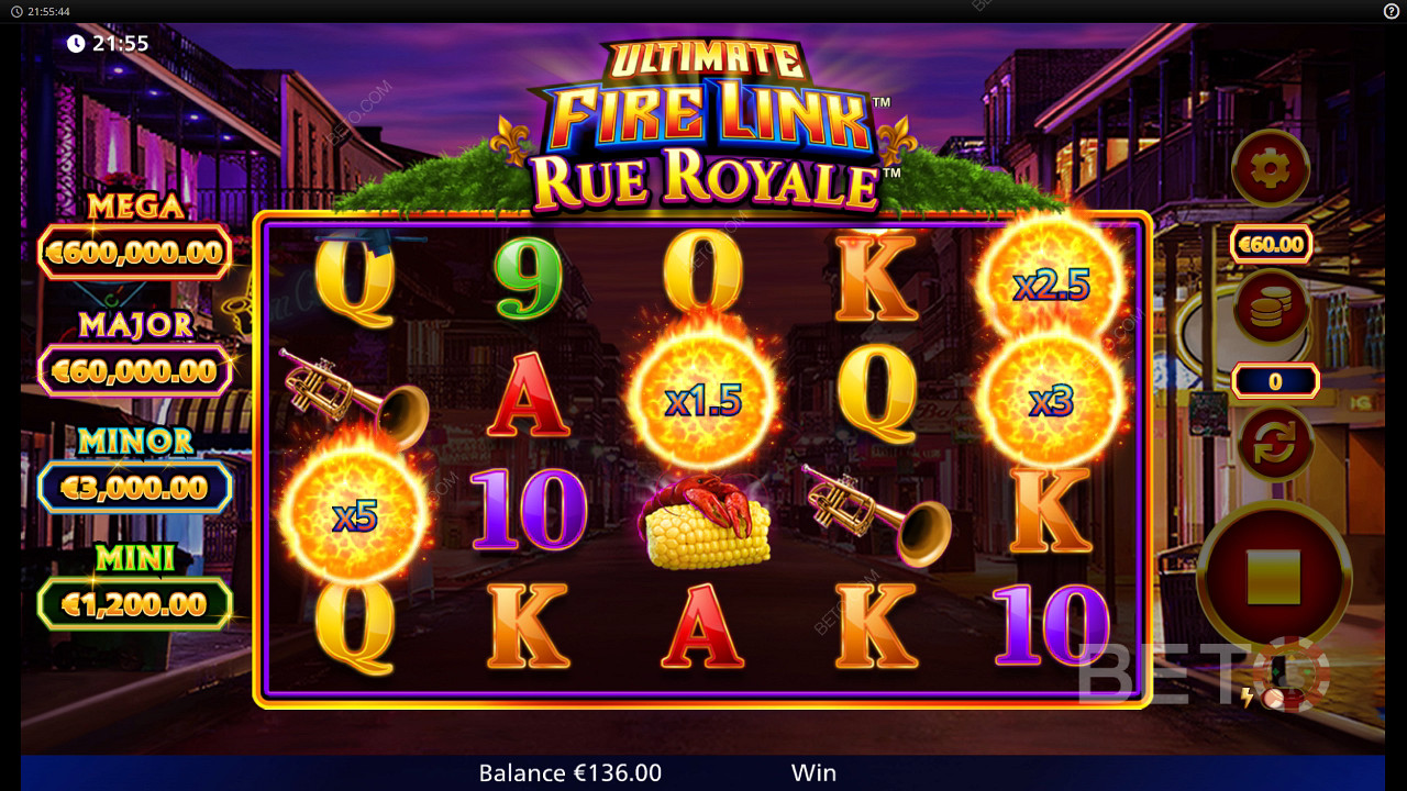 Ultimate Fire Link Rue Royale 무료 플레이