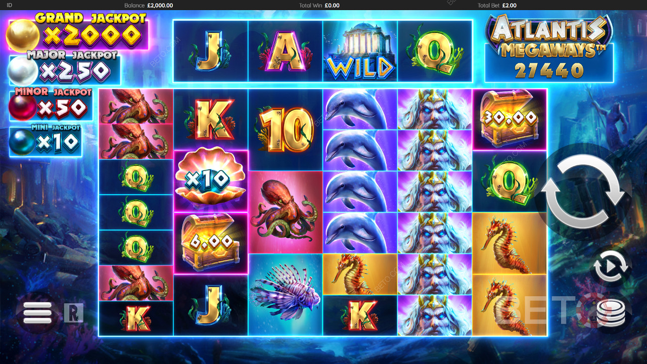 Atlantis Megaways  무료 플레이