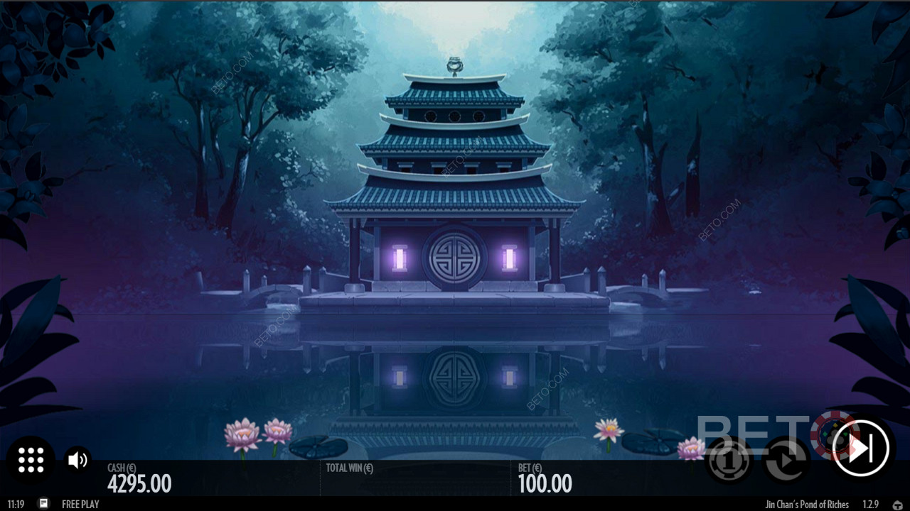 Jin Chan의 Pond of Riches는 신화적인 중국 테마로 아름답게 디자인되었습니다.