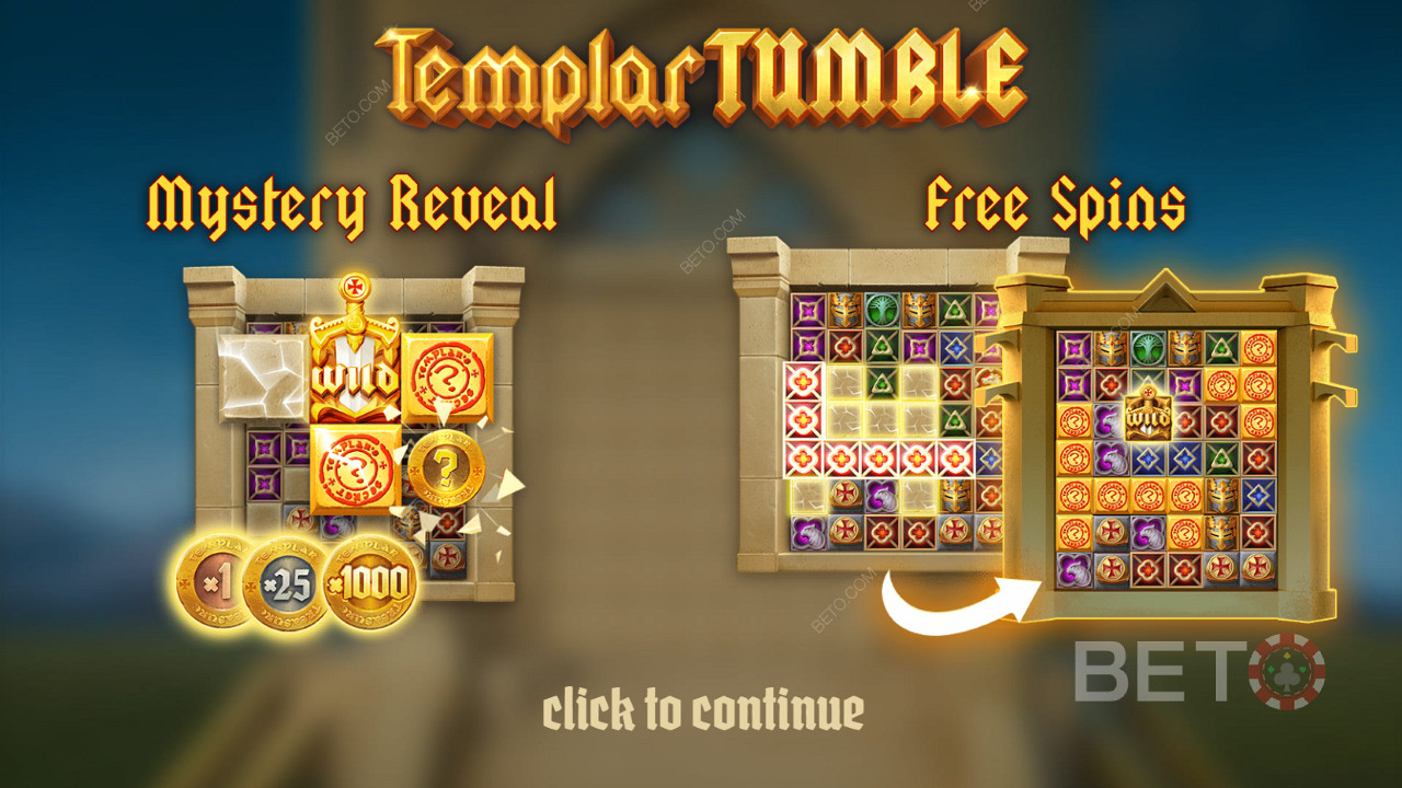 Templar Tumble 소개 화면