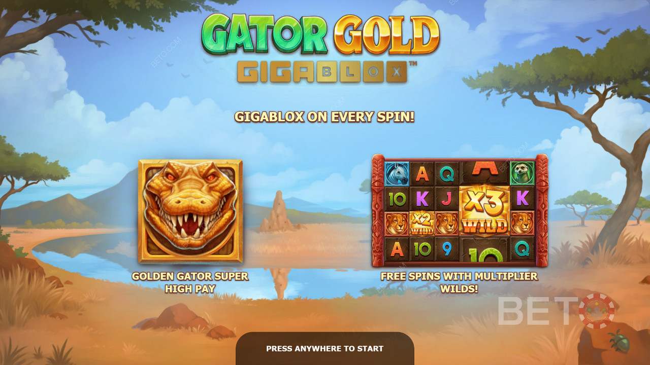 Gator Gold Gigablox 소개 화면