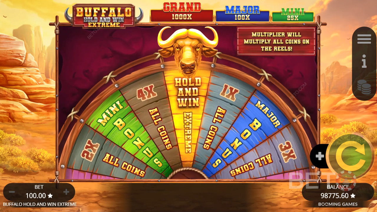 Buffalo Hold and Win Extreme 무료 플레이