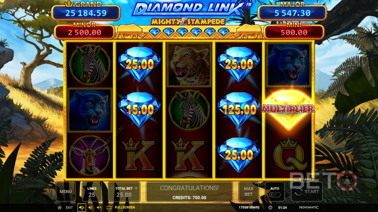 Diamond Link: Mighty Stampede 무료 플레이