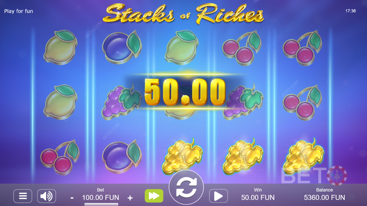 Stacks of Riches 황금 지불금