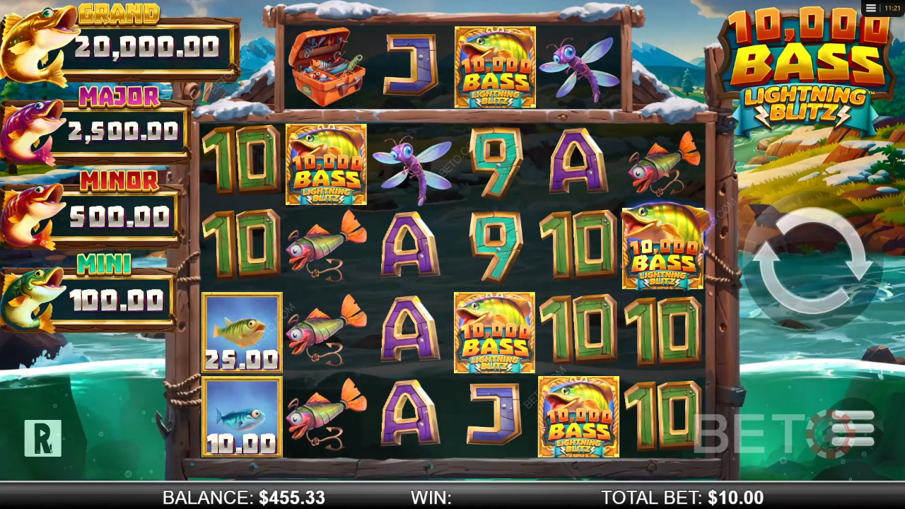 10,000 Big Bass Lightning Blitz 무료 플레이