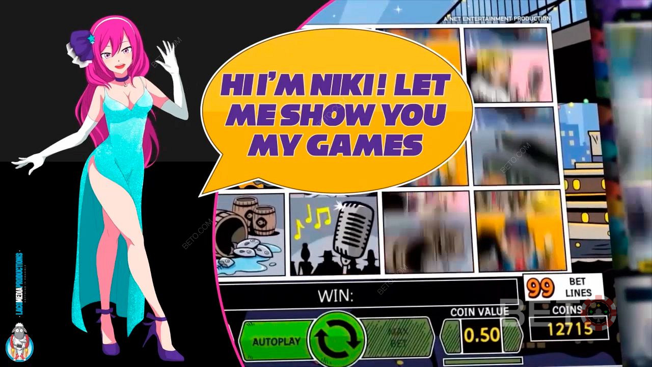 이것은 Niki입니다. 그녀는 당신을 안내하고 모든 게임을 보여줄 것입니다.