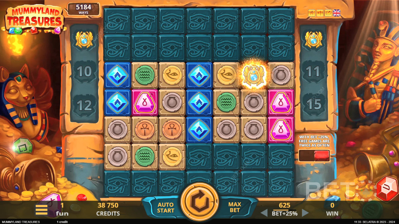 Mummyland Treasures 무료 플레이