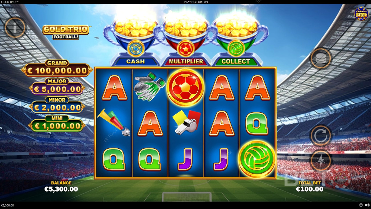 Gold Trio: Football! 무료 플레이