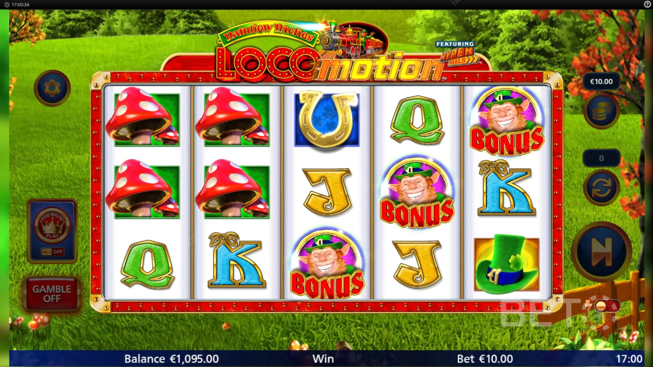 Rainbow Riches BETO 슬롯별 로코모션 검토