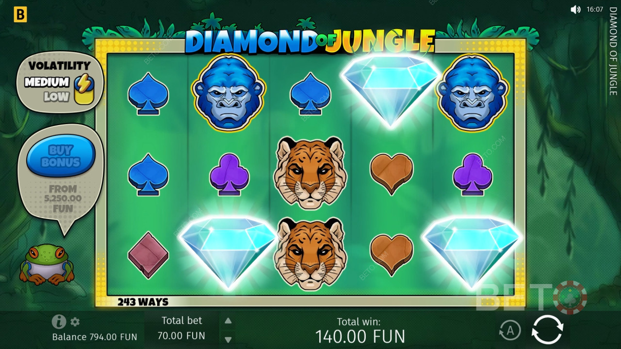 Diamond Of Jungle 무료 플레이
