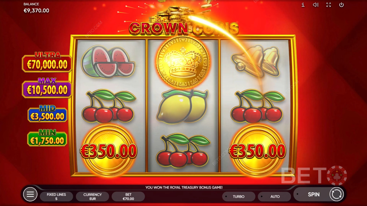 Crown Coins 무료 플레이