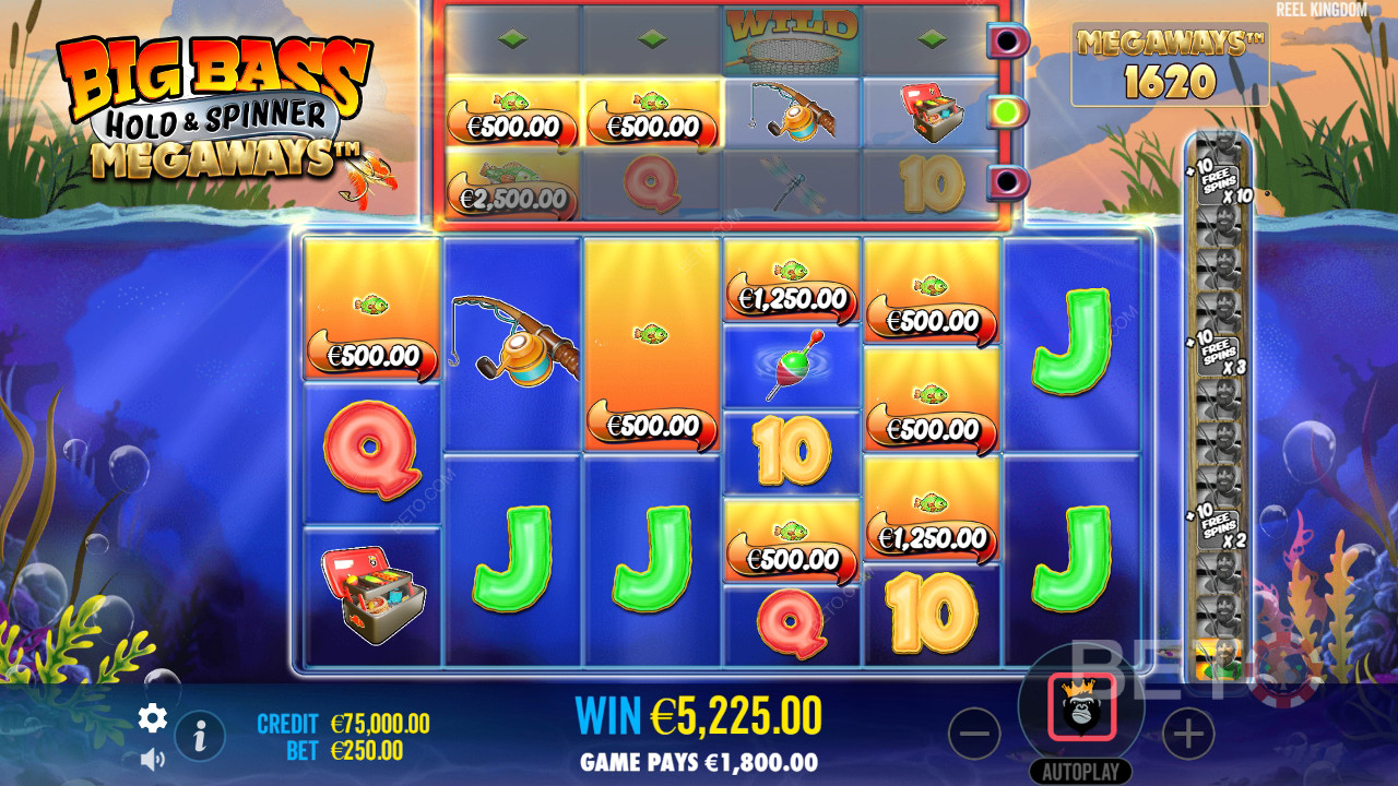 테마 및 디자인: 활기찬 낚시 탈출