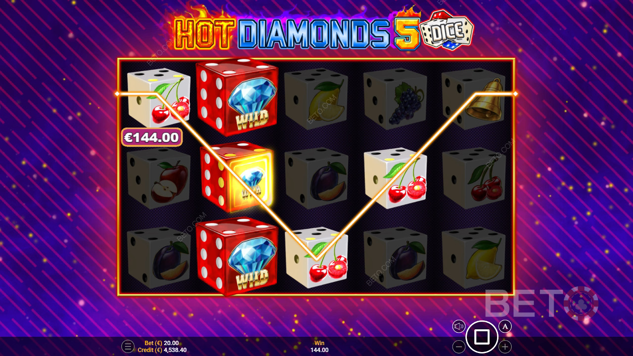 Hot Diamonds 5 Dice 무료 플레이