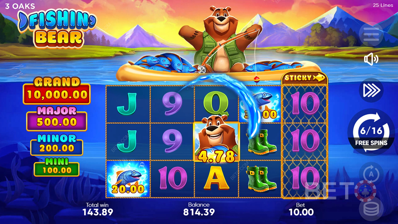 3 Oaks Gaming의 피싱 베어 플레이 방법