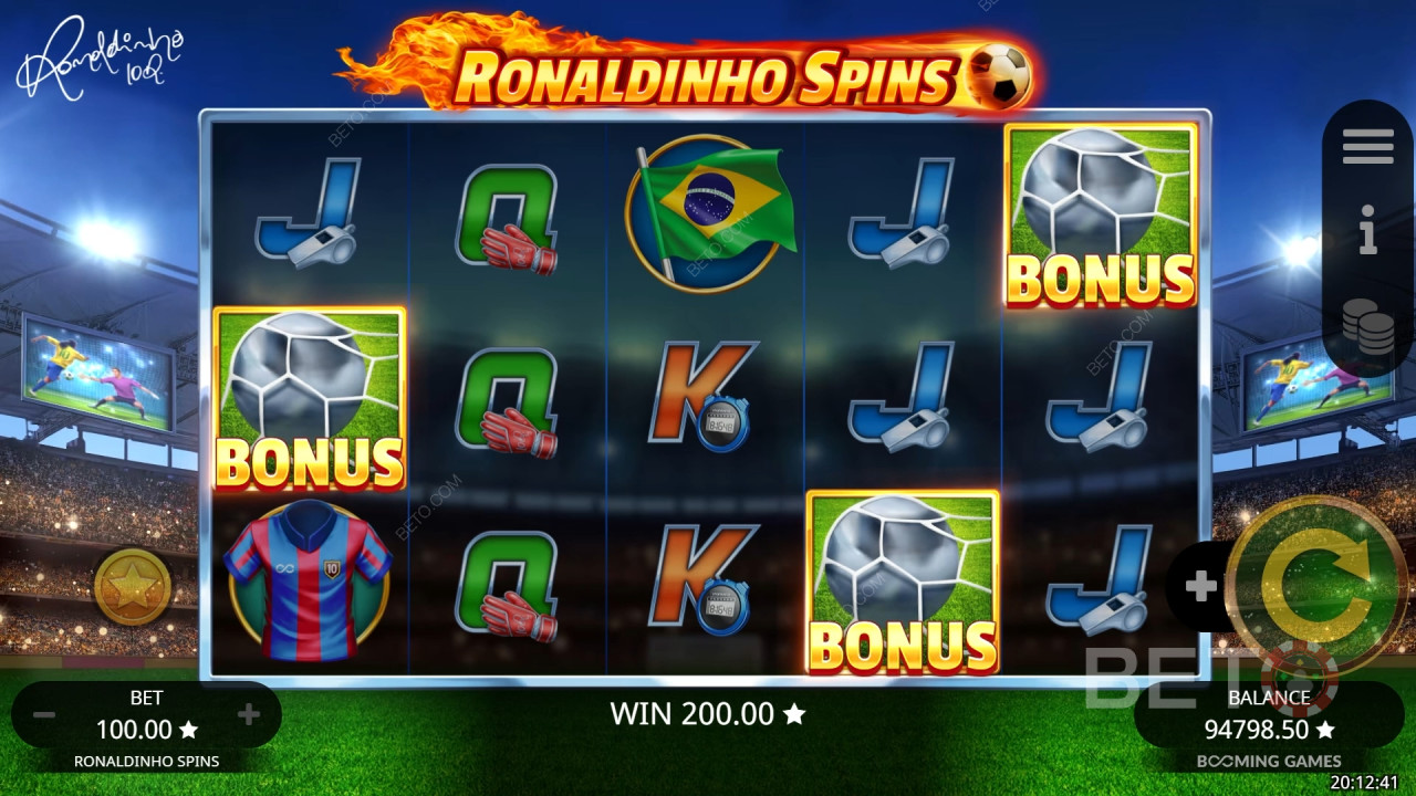 Ronaldinho Spins 무료 플레이
