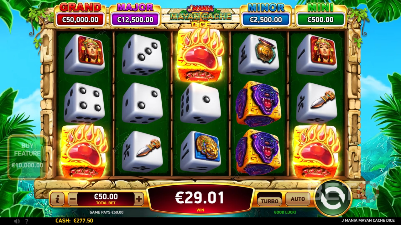 J Mania Mayan Cache Dice 무료 플레이