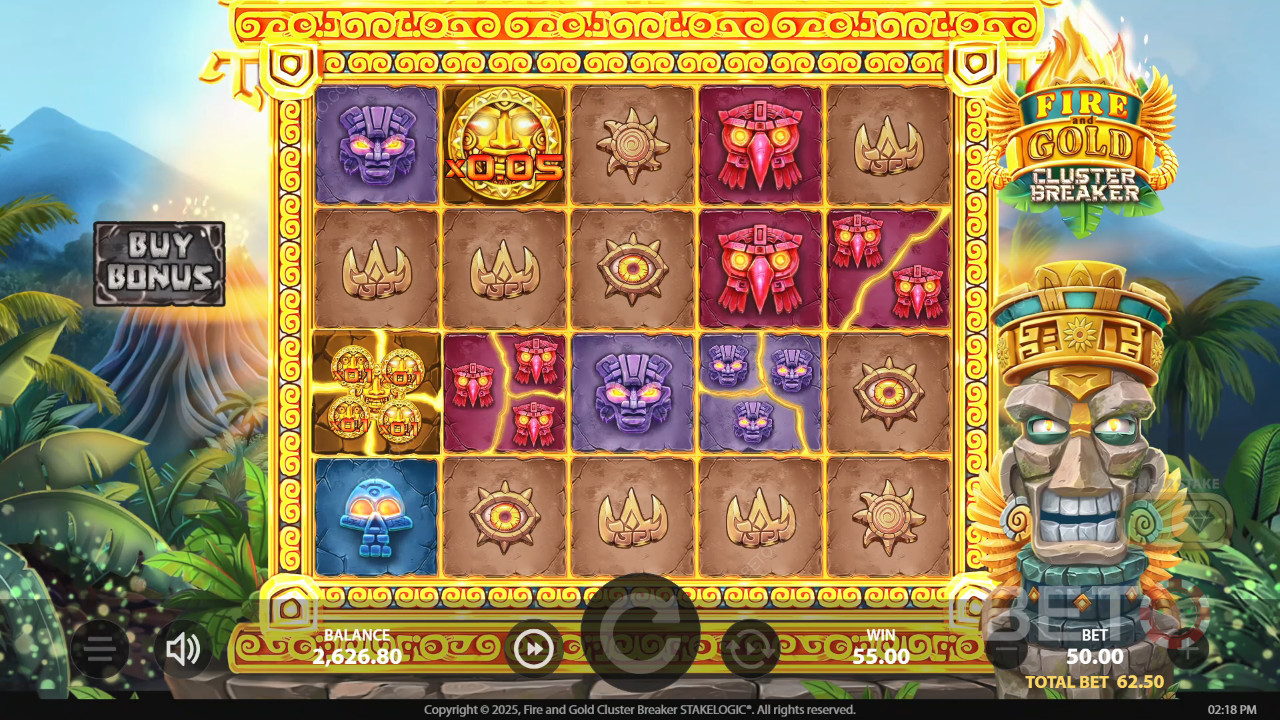 Fire and Gold Cluster Breaker 무료 플레이