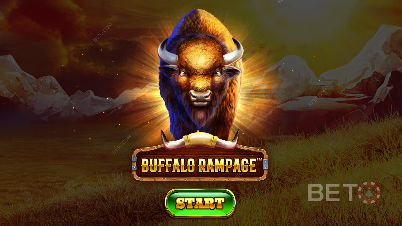 Buffalo Rampage 슬롯에서 우아한 야수들 사이에서 광활한 황야를 배회하십시오.