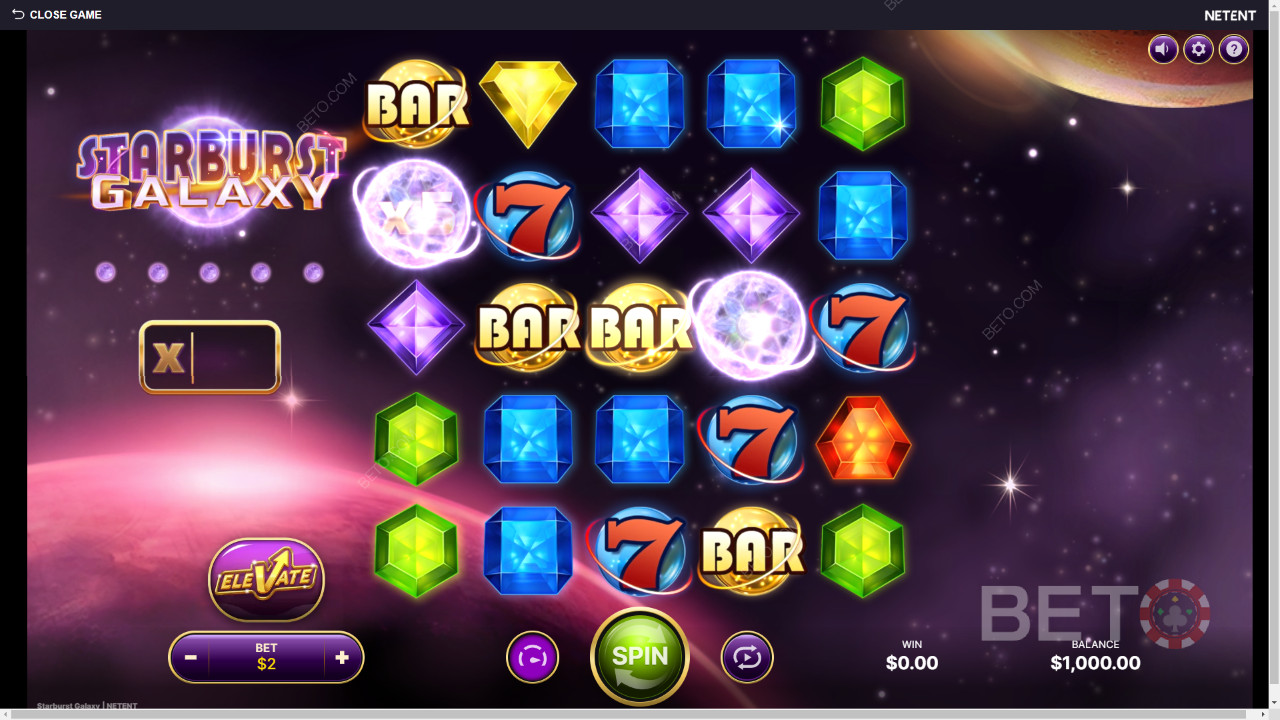 플레이 방법 NetEnt 의 Starburst 갤럭시