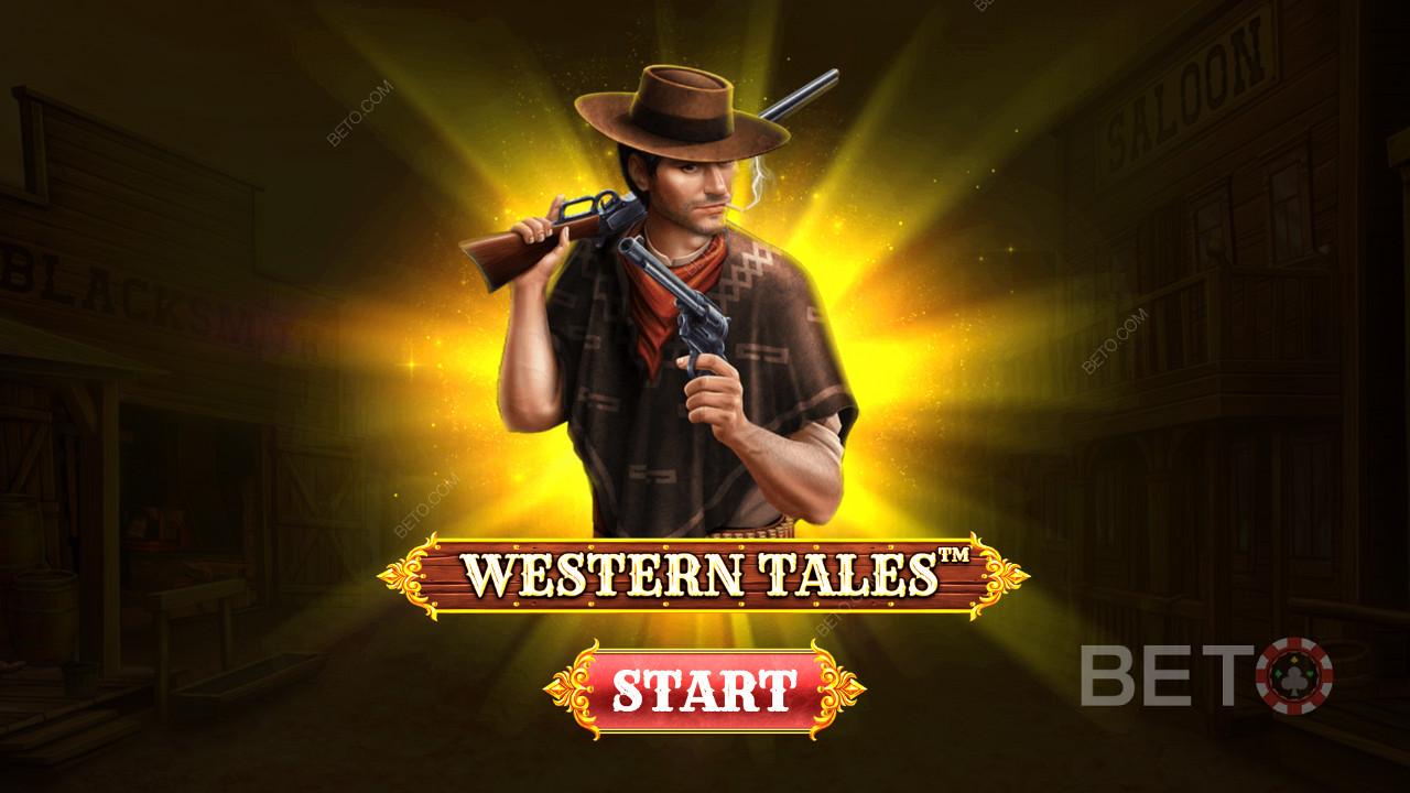 Western Tales 슬롯에서 총잡이들 사이에서 대박을 터뜨리기 위해 총을 장전하세요.