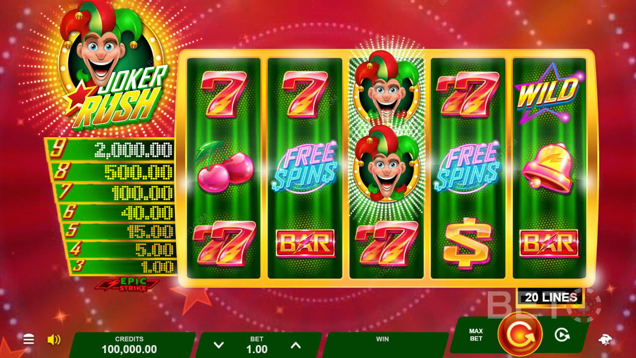 Joker Rush 무료 플레이
