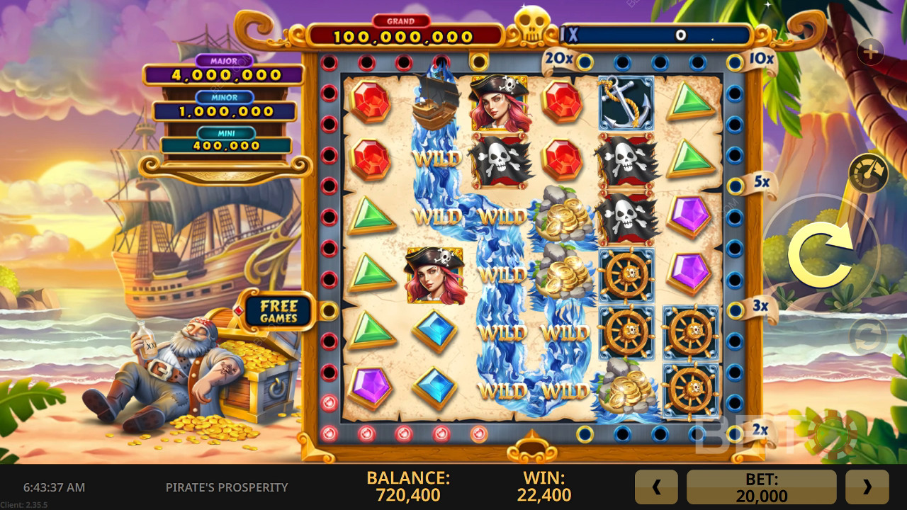 Pirate's Prosperity Wild Train 무료 플레이