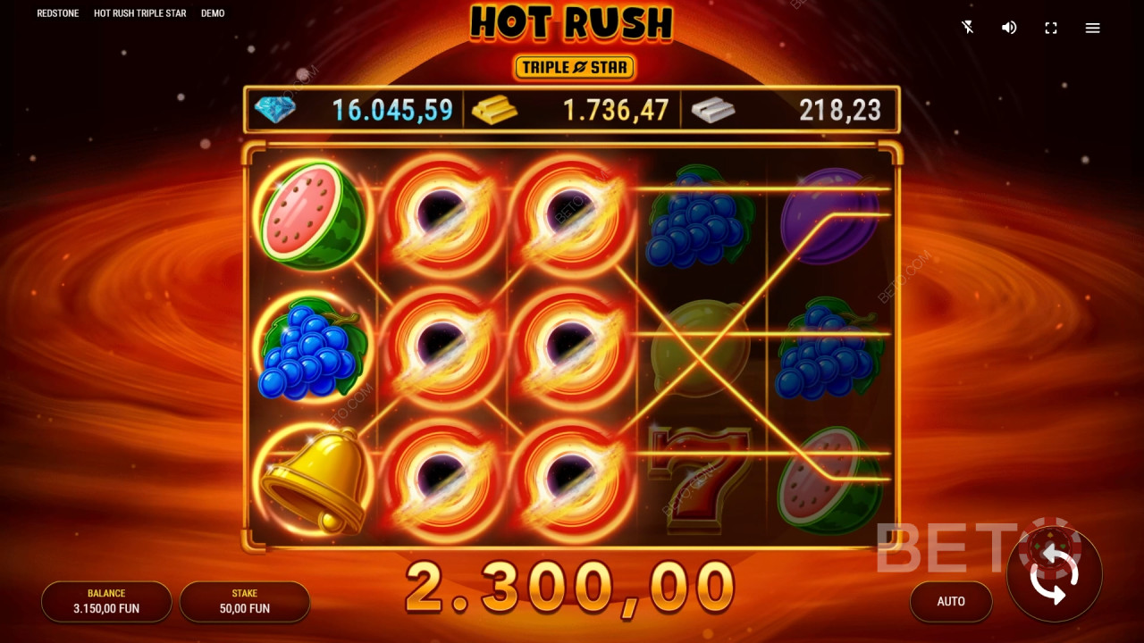 Hot Rush Triple Star 무료 플레이