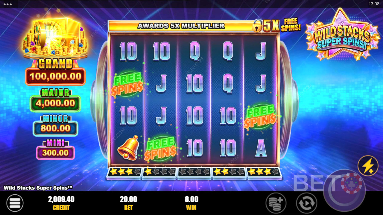 Wild Stacks Super Spins 무료 플레이